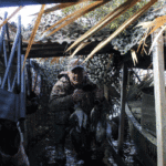 The Condo has three openings for the hunters to shoot from.