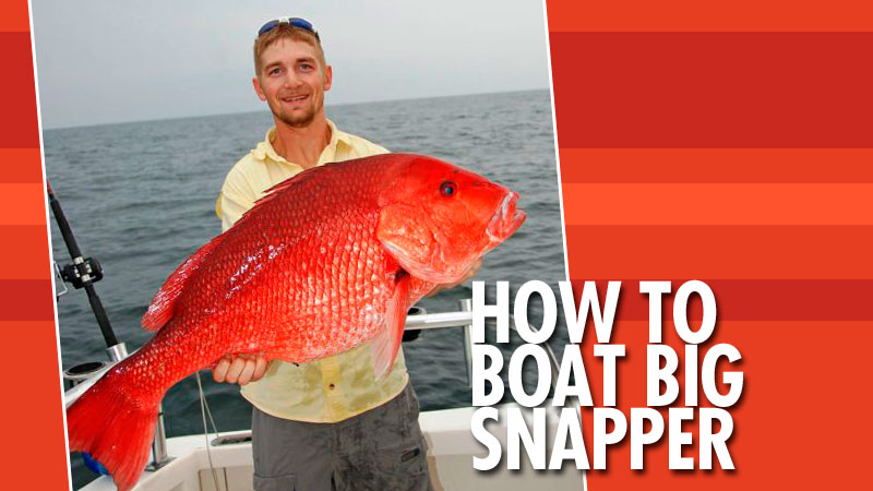 Orange Beach’s Art Jones said that pointing the rod tip at the water allows you to bring the rod straight up over your head when you get a red snapper bite.