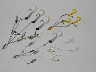 Available in many sizes and configurations, multi-arm rigs offer a productive tool for waking up a lethargic school of crappie or targeting active fish.