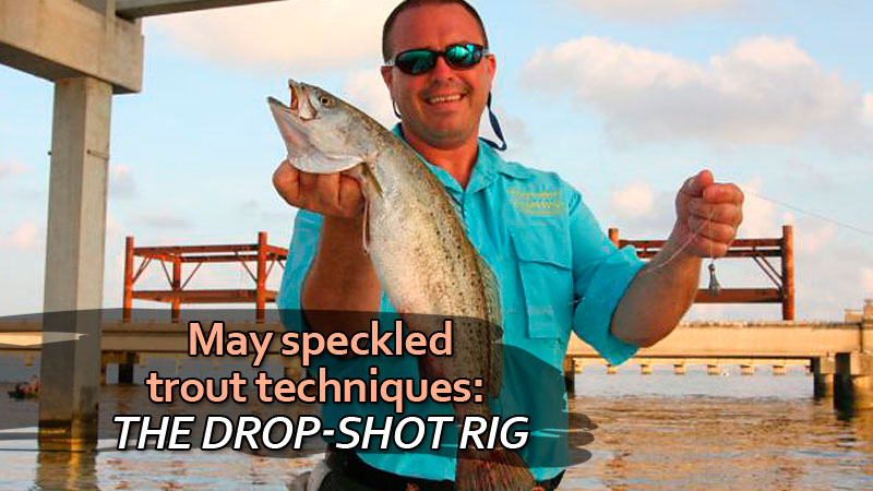 Capt. John Falterman sees the drop-shot rig as a power-fishing technique that puts more speckled trout in his boat than anything else.