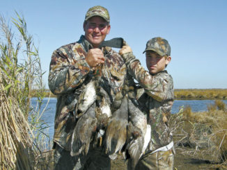 Rebrush your duck blind throughout the season; it needs to look great in January the way it did in November.