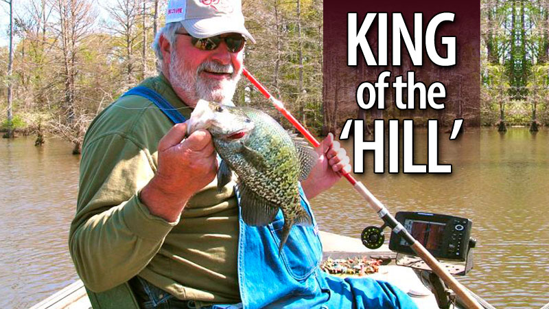 On Lake D’Arbonne, February means crappie action is just about to kick in. And that means local angler Rick Hill is ready to mop up.
