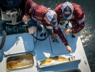 A redfish tournament is a game of fractions of an inch. A "perfect pincher" slid over a redfish tail can make the difference in ensuring a big red doesn't break the slot.