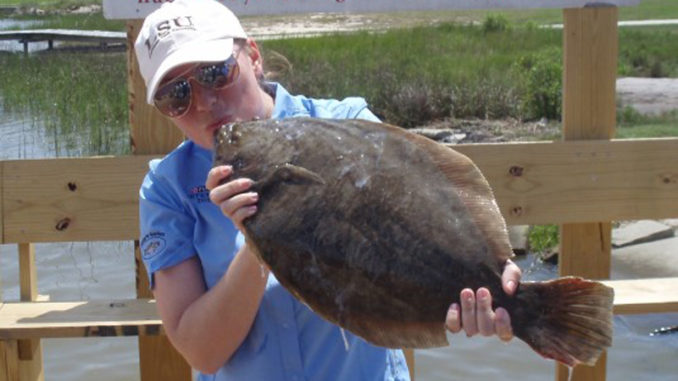November is prime time for doormat action in the Calcasieu Ship Channel at Big Lake.