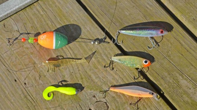 Lessard’s lure selection for chasing a slam.
