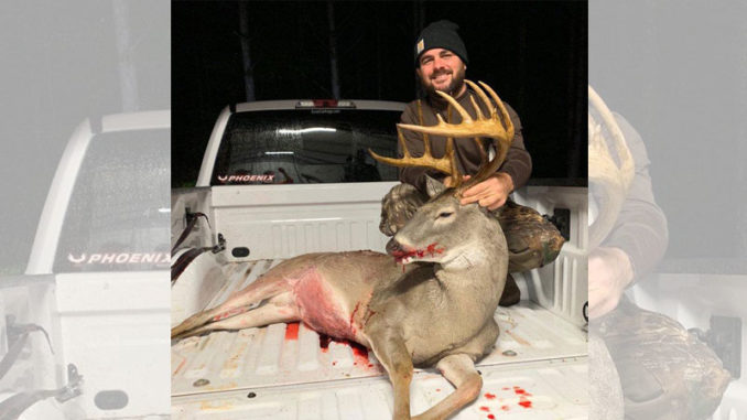 Trip Taylor downed this big DeSoto Parish 13-pointer on Oct. 24.