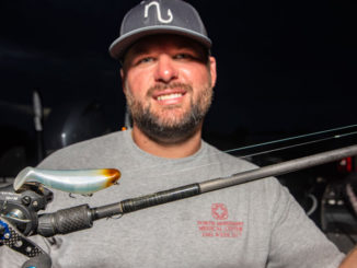 Mississippi pro Brock Mosley said a short mono leader is all that’s needed to provide a little stretch between braid and topwater lures like the Bill Lewis StutterStep.