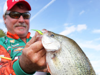 Chunky slabs are suckers for shad shaped jig bodies.