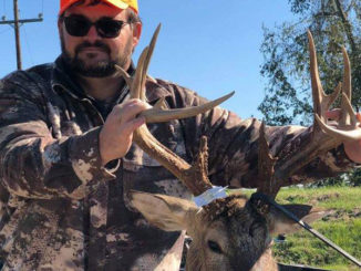 Brandon Kirby knocked down this big Caldwell Parish 13-pointer on the Boeuf River WMA.