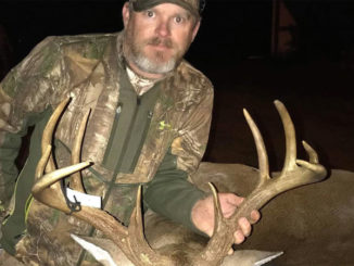 Eric Williams arrowed this big Jackson Parish 11-pointer on Oct 26.
