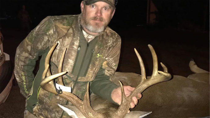Eric Williams arrowed this big Jackson Parish 11-pointer on Oct 26.