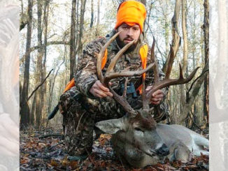 Andrew Beach and his Caldwell Parish 20-point buck.