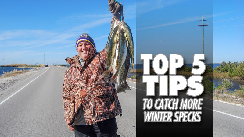 Speckled trout stacked in deep water along Louisiana Highway 1 in spots like the Forbidden Hole and the Snake Pit are what Tommy Vidrine is after.