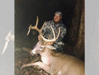 Brantley Ray of Mound nailed this big Madison Parish 13-pointer at 200 yards on Nov. 10.