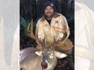 Zack Calhoun, of Vidalia, let this buck that had a messed up rack last season walk - then took it down this year as a Concordia Parish 12-pointer.