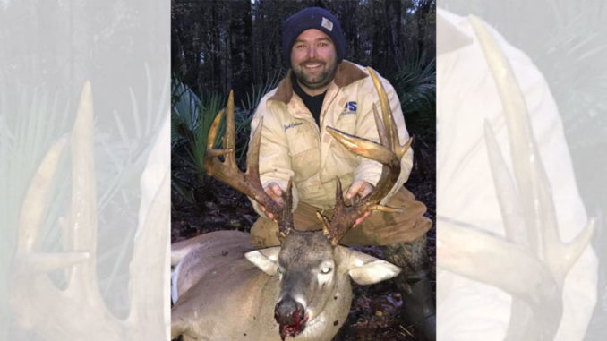 Zack Calhoun, of Vidalia, let this buck that had a messed up rack last season walk - then took it down this year as a Concordia Parish 12-pointer.