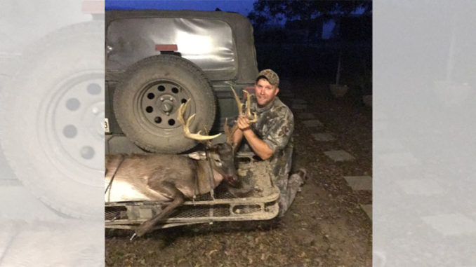 Ben Brallier, of Jonesville, harvested this big Concordia Parish 14-point he nicknamed Picket Fence on Nov. 20.