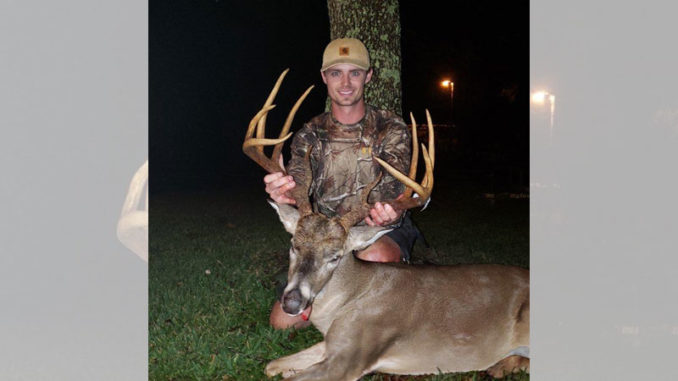 Keith Suire shot this big Beauregard Parish 10-pointer on Nov. 7. The buck green-scored north of 150 inches.
