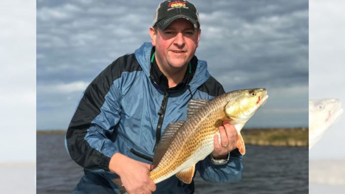 Capt. Charlie Thomason said low water conditions in January typically move redfish further away from the shoreline, so position your boat closer to the bank and cast away from it.