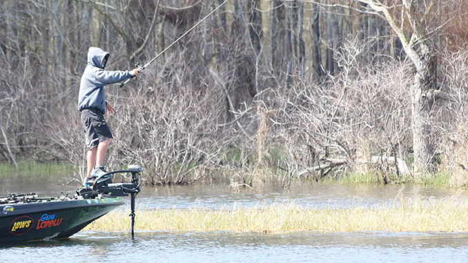 Identifying the types of habitat in which bass feed and spawn is key to lake break down.