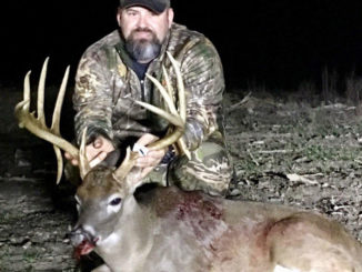 Shannon Harper of West Monroe downed this impressive 14-point Lincoln Parish buck on Jan. 19.