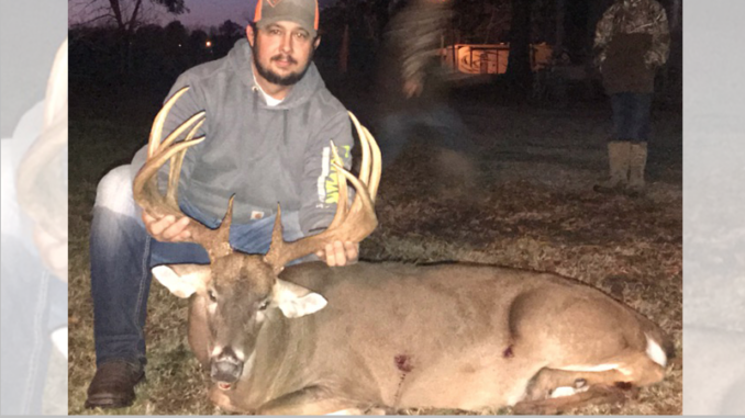 John LeJeune and his big Pointe Coupee Parish 11-pointer.