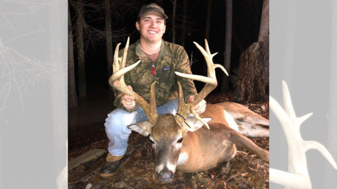 Matthew Weems downed this big Tensas Parish buck on Dec. 21.