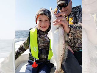 Rusty Critselous and Hudson Brister from Ruston had a great day fishing out of Cocodrie on Feb. 17.