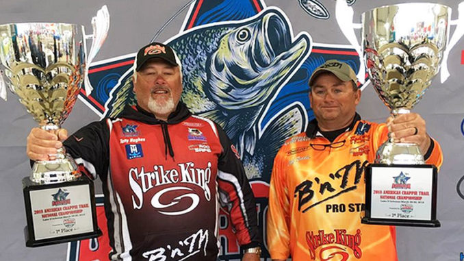 ACT tournament champions Tony Hughes and Jeff Riddle.