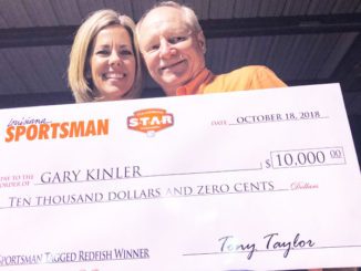 STAR winner collects $10,000 Louisiana Sportsman subscriber bonus. Gary Kinler left the Star banquet last year with more than a brand new 21-foot NauticStar. The Luling angler was the first Louisiana Sportsman magazine subscriber also registered for the STAR to reel in a tagged redfish — and he collected a cool $10,000 for his efforts. His wife Stacey actually caught a tagged red on Grand Isle four years ago and was in line to win a new Chevy truck that year — but wasn’t registered for the STAR.
