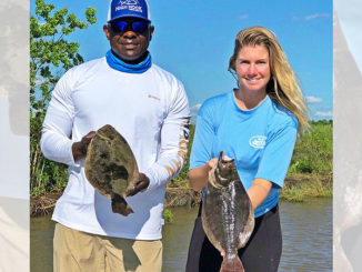 Flounder should be in the marshes around Lake Charles through June.