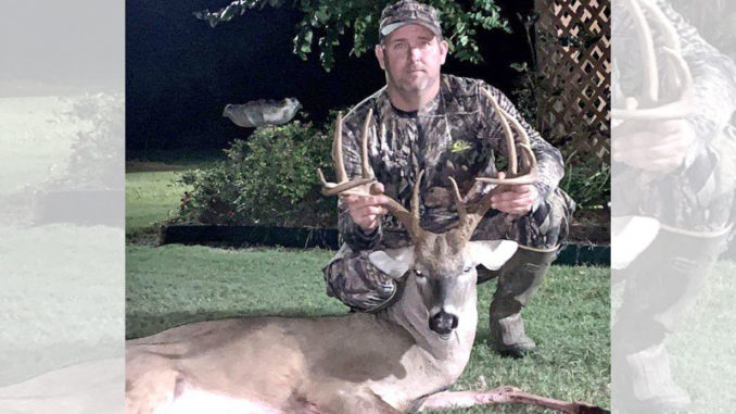 Andy Harrison and his 148-inch Union Parish buck. (Photo courtesy of Andy Harrison)