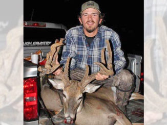 Parker Bailey's 160-inch velvet buck was taken Oct. 26 in Claiborne Parish.