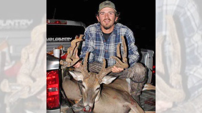 Parker Bailey's 160-inch velvet buck was taken Oct. 26 in Claiborne Parish.