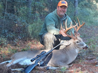 Shannon Wingate and his 14-point Beauregard Parish buck.