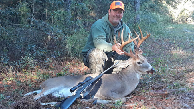 Shannon Wingate and his 14-point Beauregard Parish buck.