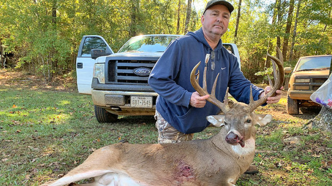 Stoney Cotton of Zwolle killed this huge 11-point buck on Nov. 3. It measured 150 1/8.