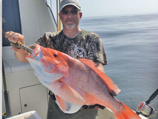 Rick Jones with nice red snapper fishing in East Cameron out of Cypremort Point.