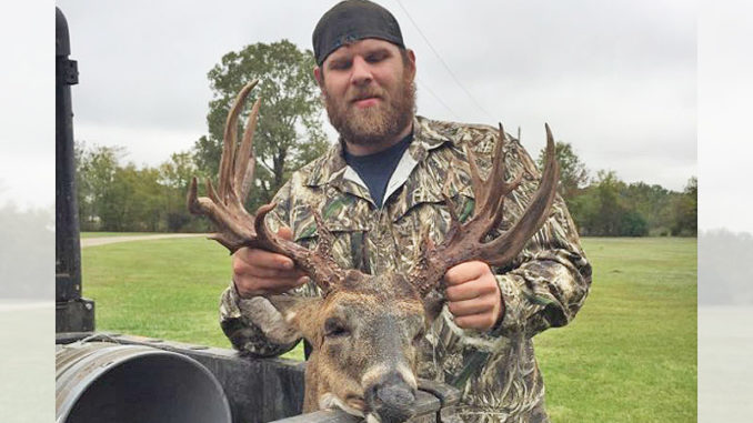 Ryan Foster and his 16-point Bossier Parish buck.