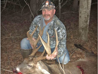 Chuck Pierson and his 10-point Concordia Parish buck killed Jan. 12.