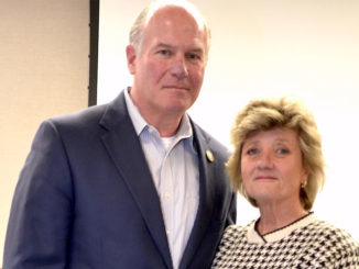 New Louisiana Wildlife and Fisheries Commission Chairman Bill Hogan (left) and Vice-Chair Jerri Smitko.