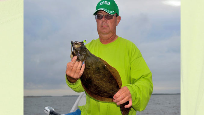Besides speckled trout and redfish, southern flounder are a very popular species for Louisiana saltwater anglers such as Craig Vidrine. Recently however, there are dramatic declines in southern flounder in Louisiana coastal waters. (Photo by Chris Berzas)