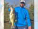 A bass estimated between 81/2 and 9 pounds made Jarrod Derouen’s day when he caught it on March 7 in a borrow pit in Lake Fausse Pointe. The New Iberia angler was flippin’ a junebug Zoom Baby Brush hogs in and around brush when the brute bit.