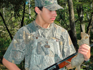 Spring hunting for squirrels gives additional time to take youth into the woods for this popular game animal. (Photo by Chris Berzas)
