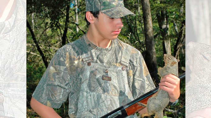 Spring hunting for squirrels gives additional time to take youth into the woods for this popular game animal. (Photo by Chris Berzas)