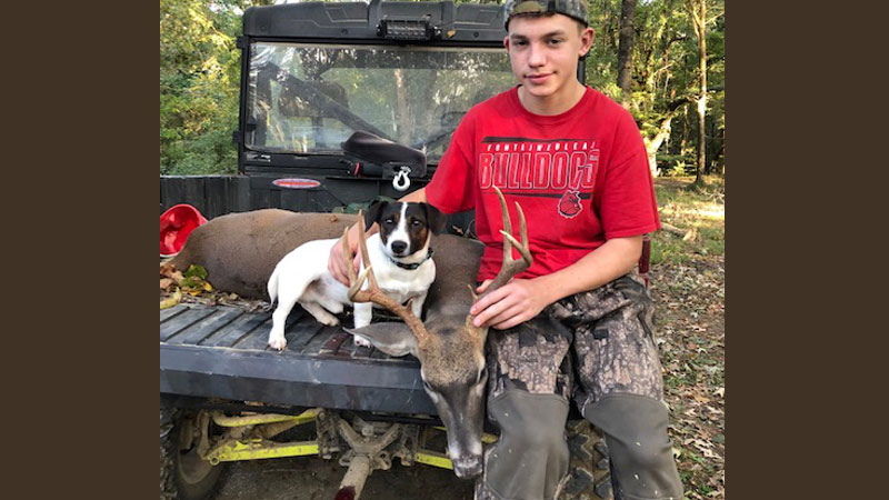 Connor's first deer