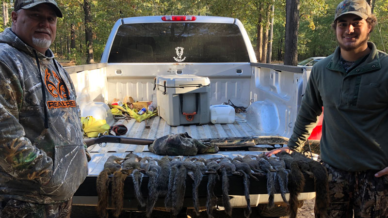 Squirrel dinner winner