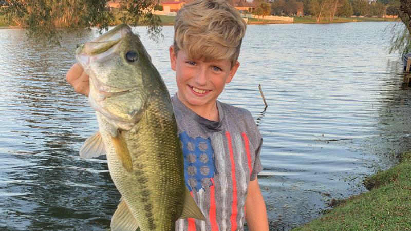 Neighborhood pond bass