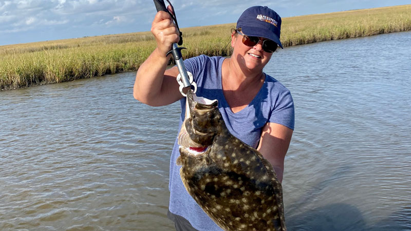 Daphne's Big Lake flounder