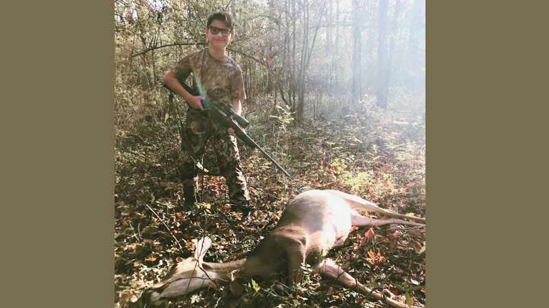Jude's first deer